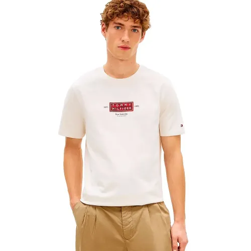 타미힐피거 헤리티지 Label 반팔 티셔츠 142758204