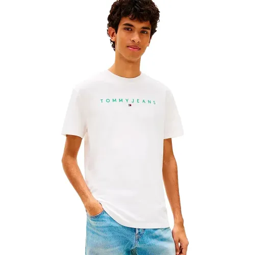 타미힐피거 리니어 Logo 레큘러 Fit 반팔 티셔츠 142758582