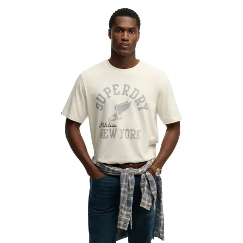 슈퍼드라이 Athletic 에센셜 반팔 티셔츠 142784580