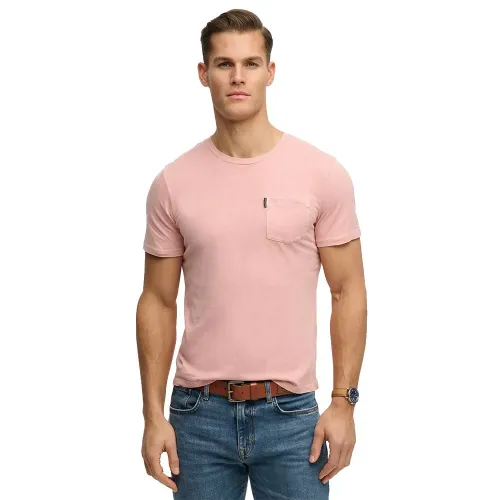 슈퍼드라이 클래식 에센셜 포켓 반팔 티셔츠 142784658