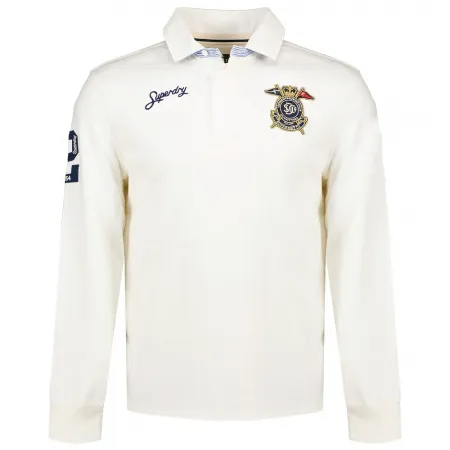 슈퍼드라이 Double Emblem Rugby 긴 소매 폴로 142784747