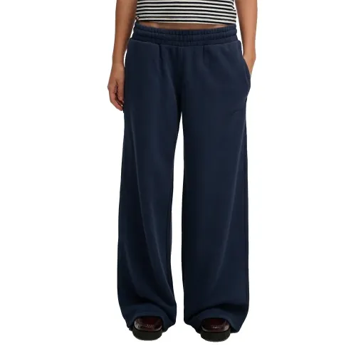 슈퍼드라이 에센셜 Logo Wide Leg 조거팬츠 142784848