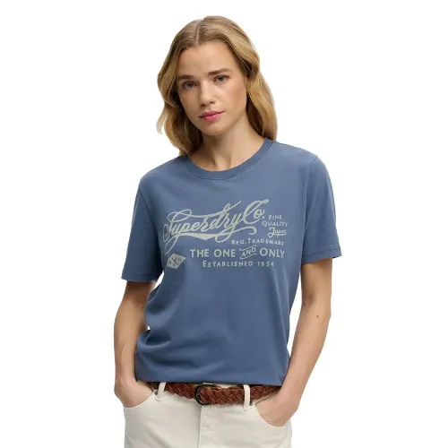 슈퍼드라이 Industry Worker Relaxed Fit 반팔 티셔츠 142784915