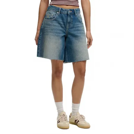 슈퍼드라이 Mid Rise Baggy 데님 반바지 142785000