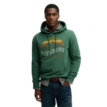 슈퍼드라이 Outdoors Mountain Relaxed Fit 후드티 142785024