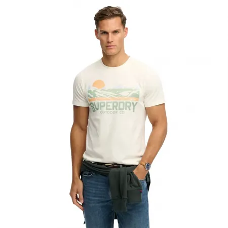 슈퍼드라이 Outdoors Mountain Relaxed Fit 반팔 티셔츠 142785027