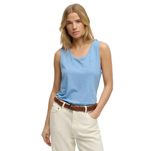 슈퍼드라이 Scoop Neck 나시 티셔츠 142785130