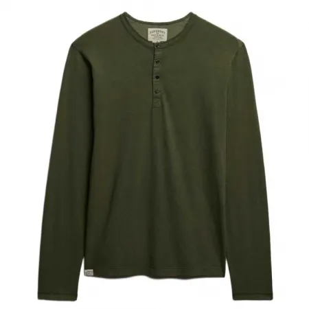 슈퍼드라이 Slub Grandad 긴팔 티셔츠 142785146