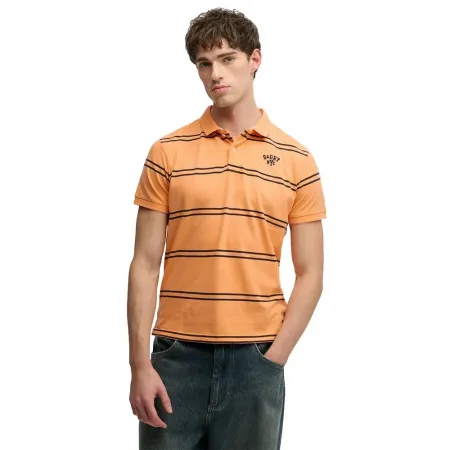 슈퍼드라이 빈티지 Stripe Jersey 반팔 폴로 셔츠 142785279