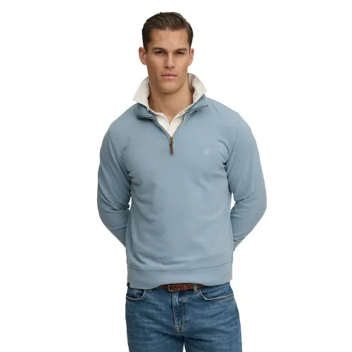 슈퍼드라이 클래식 에센셜 하프 지퍼 스웨터 142797608