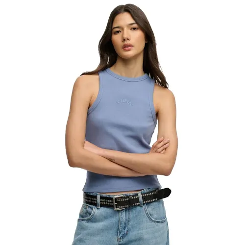 슈퍼드라이 에센셜 로고 Racer 나시 티셔츠 142797682