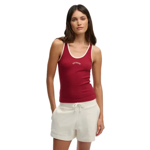 슈퍼드라이 에센셜 로고 Scoop 나시 티셔츠 142797683