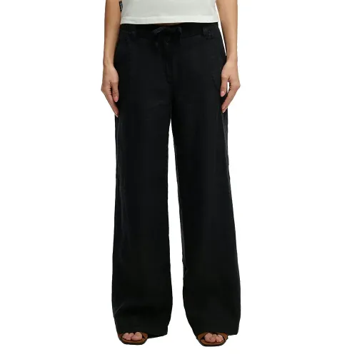 슈퍼드라이 Linen 로우웨스트 팬츠 142797723