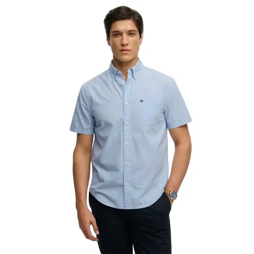 슈퍼드라이 Preppy Poplin 반팔 셔츠 142797799