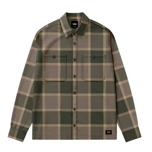 반스 Larkspur Plaid Flannel 긴팔 셔츠 142800566