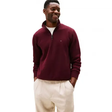 타미힐피거 에센셜 하프 지퍼 스웨터 142807498