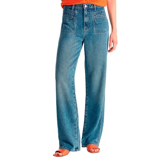 타미힐피거 WW0WW45679 Relaxed Fit 하이웨이스트 청바지 142807815