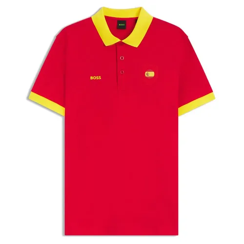보스 BB BC Lux Paddy 반팔 폴로 셔츠 142821581