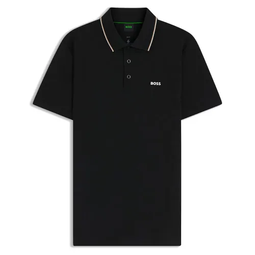 보스 GOC 버드ie Paule 반팔 폴로 셔츠 142821738