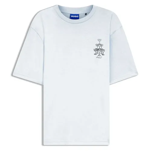 휴고 보스 Nucavo BLUE 티셔츠 142823077