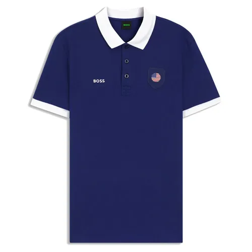 보스 BB BC Lux Paddy 반팔 폴로 셔츠 142850573