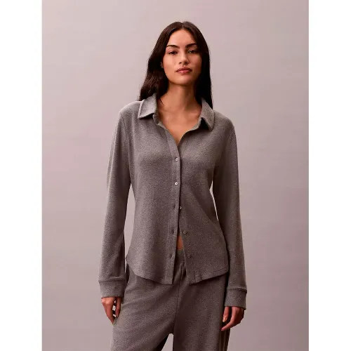 캘빈클라인 LV00QS7526 긴팔 파자마 티셔츠 142870166