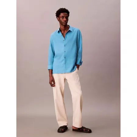 캘빈클라인 LV04LB449G Linen 긴팔 셔츠 142870230