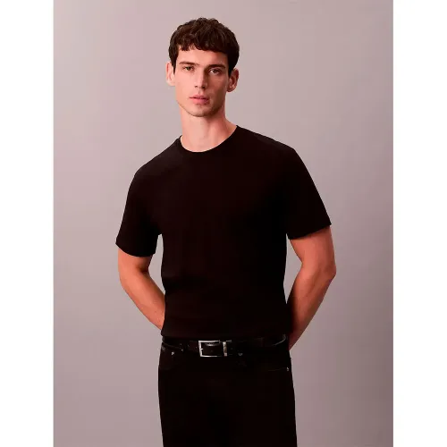 캘빈클라인 Supima Interlock Solid 반팔 티셔츠 142870468