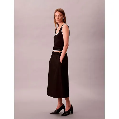 캘빈클라인 LV044D618G 미디 스커트 142871283