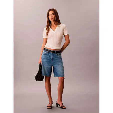 캘빈클라인 LV047C769G Linen 반바지 142871399