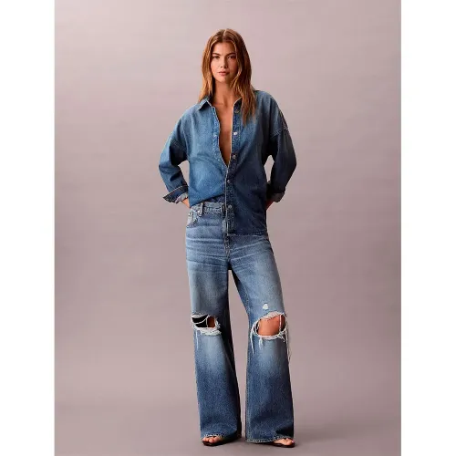 캘빈클라인 LV047C783G Linen 긴팔 셔츠 142871401