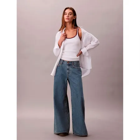 캘빈클라인 LV047D717G Ultra Wide Leg 청바지 142871540