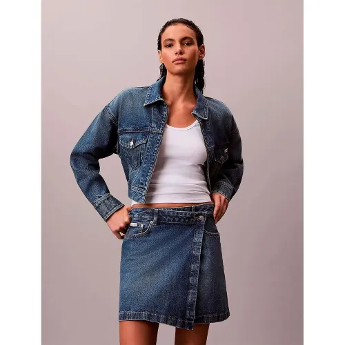 캘빈클라인 LV047D776G 짧은 스커트 142871547