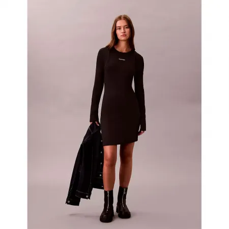 캘빈클라인 LV047E219G 긴팔 짧은 원피스 142871577