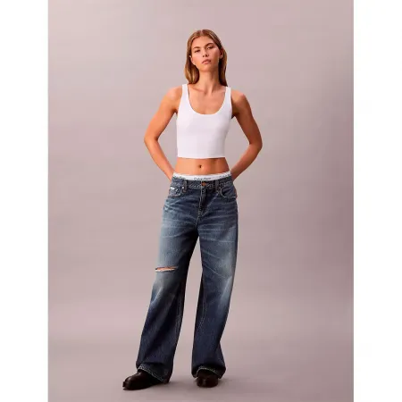 캘빈클라인 LV047E727G Baggy Fit 로우웨이스트 청바지 142871618