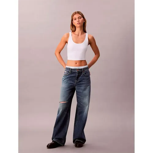 캘빈클라인 LV047E727G Baggy Fit 로우웨이스트 청바지 142871618