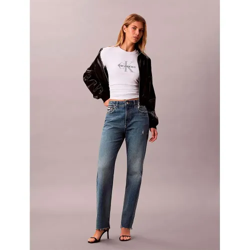 캘빈클라인 LV047E788G Straight Fit 하이웨이스트 청바지 142871629