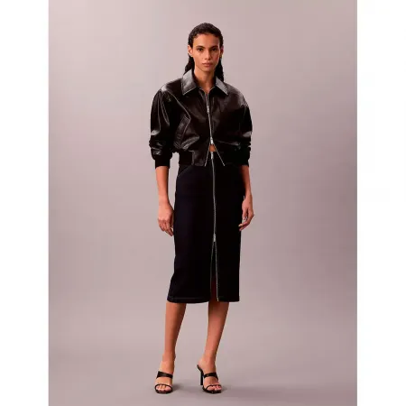 캘빈클라인 LV047E791G 미디 스커트 142871632