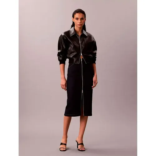 캘빈클라인 LV047E791G 미디 스커트 142871632