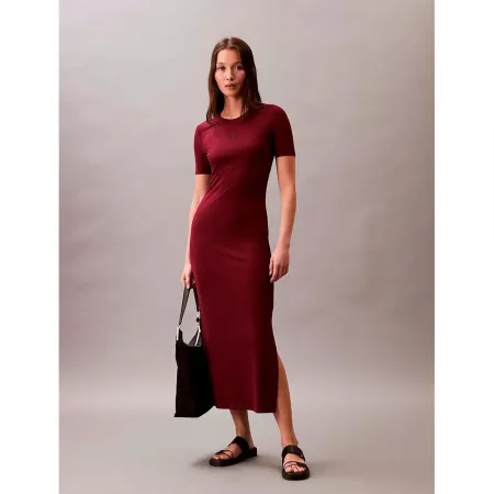 캘빈클라인 Modal 반팔 미디 원피스 142872097