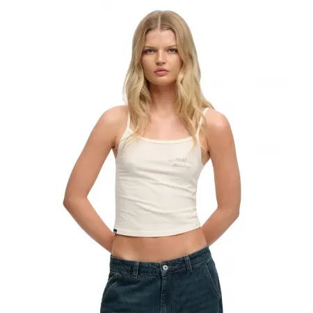 슈퍼드라이 Athletics 에센셜 그래픽 Cami 나시 티셔츠 142901329