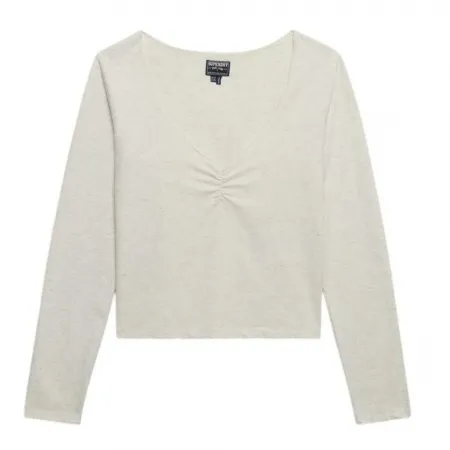 슈퍼드라이 Athletics 에센셜 Gathered 긴팔 티셔츠 142919837