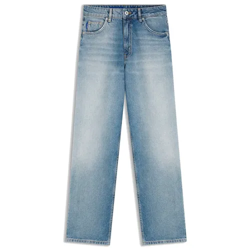 휴고 보스 Leni 10278459 BLUE 데님 반바지 142934922