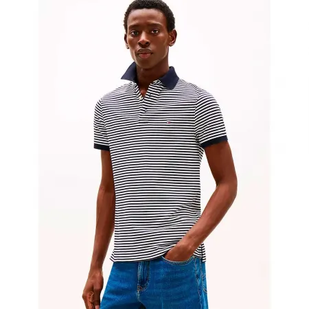 타미힐피거 1985 슬림 반팔 폴로 셔츠 142949460