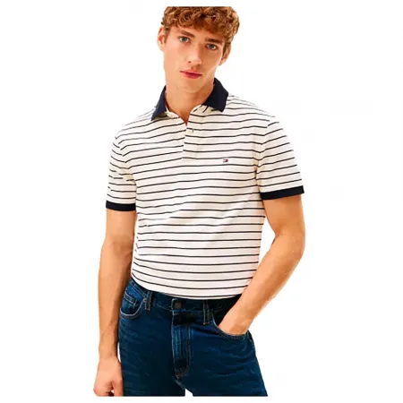 타미힐피거 1985 레큘러 핏 반팔 폴로 셔츠 142955213