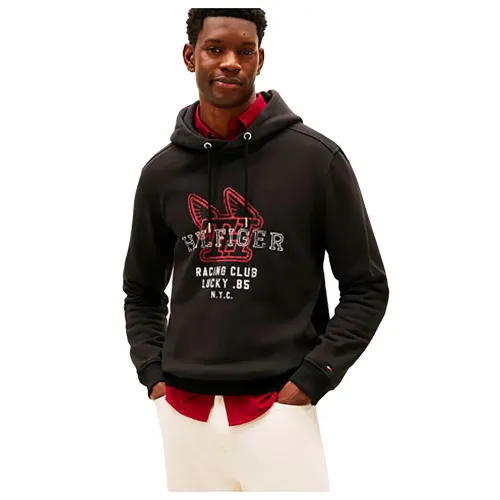 타미힐피거 그래픽 Terry Drawstring 후드티 142955280