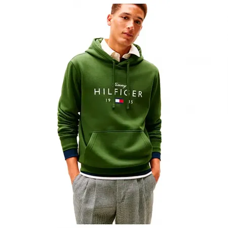 타미힐피거 로고 그래픽 후드티 142955286