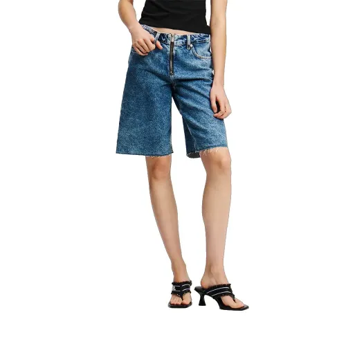 KARL LAGERFELD JEANS A2W10042 Relaxed Fit 데님 반바지 142979023