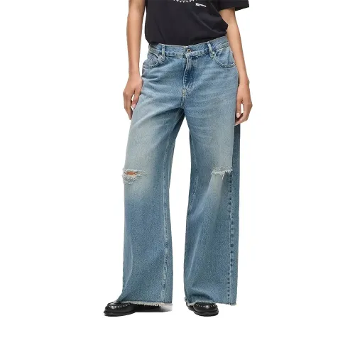 KARL LAGERFELD JEANS A4W10052 Wide Leg 로우웨이스트 청바지 142979338