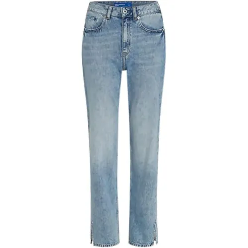 칼라거펠트 B1W10070 스트레이트 핏 하이웨이스트 청바지 142979530